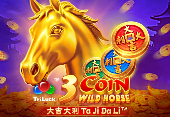 3 Coin Wild Horse JILI official cover