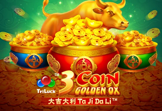 3 Coin Golden OX JILI official cover